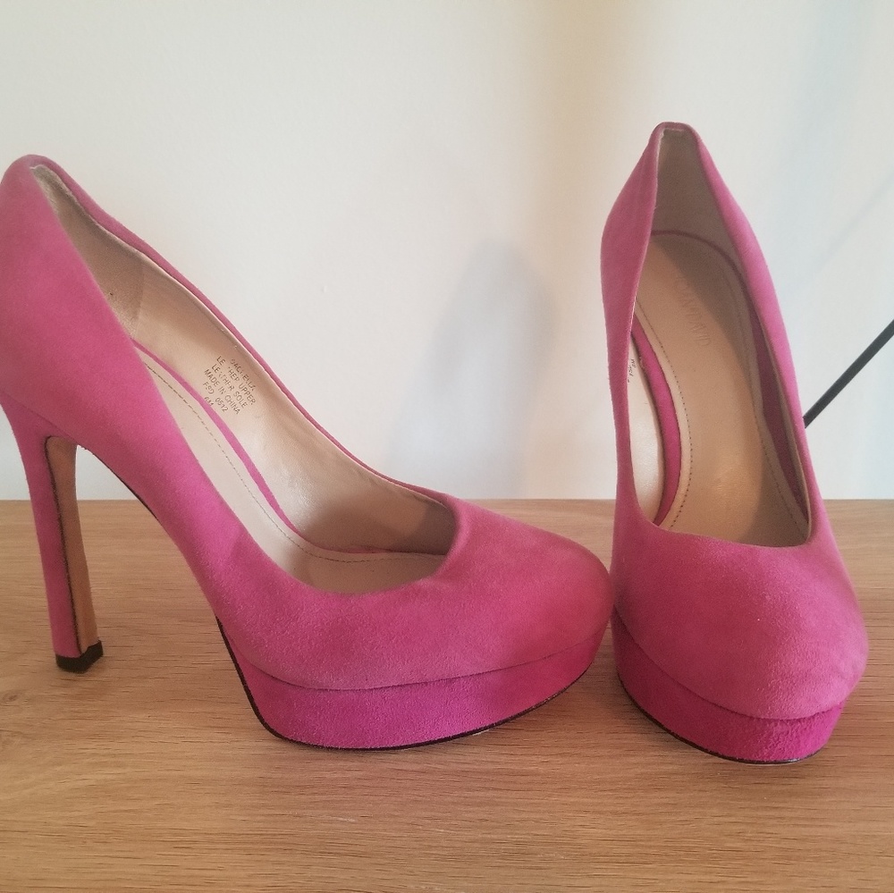 Fuschia Joan & David Pumps